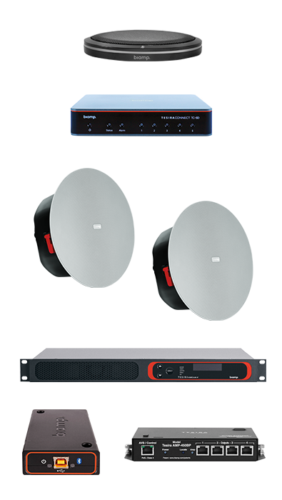 Комплект MRB-T Certified medium room bundle with black table microphone